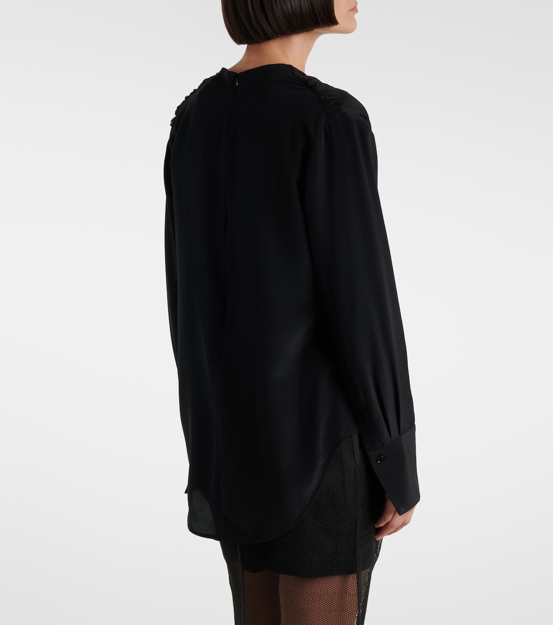 Silk crêpe de chine blouse | Victoria Beckham