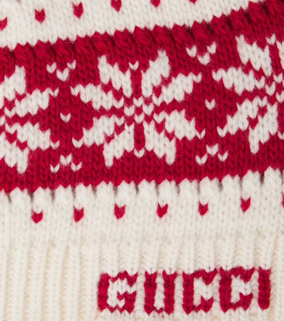 Logo wool jacquard beanie | Gucci Kids