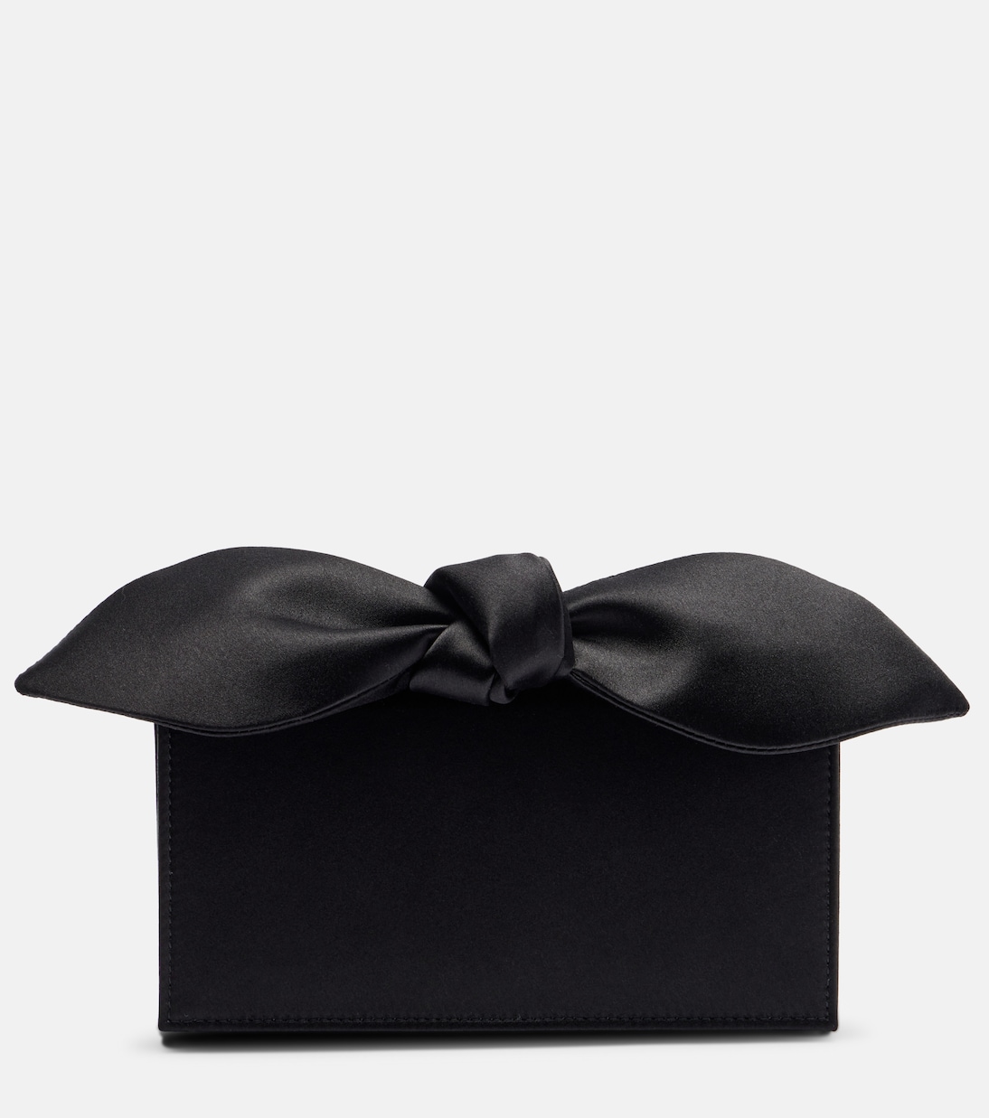 Bow Tie Mini satin clutch | Aquazzura