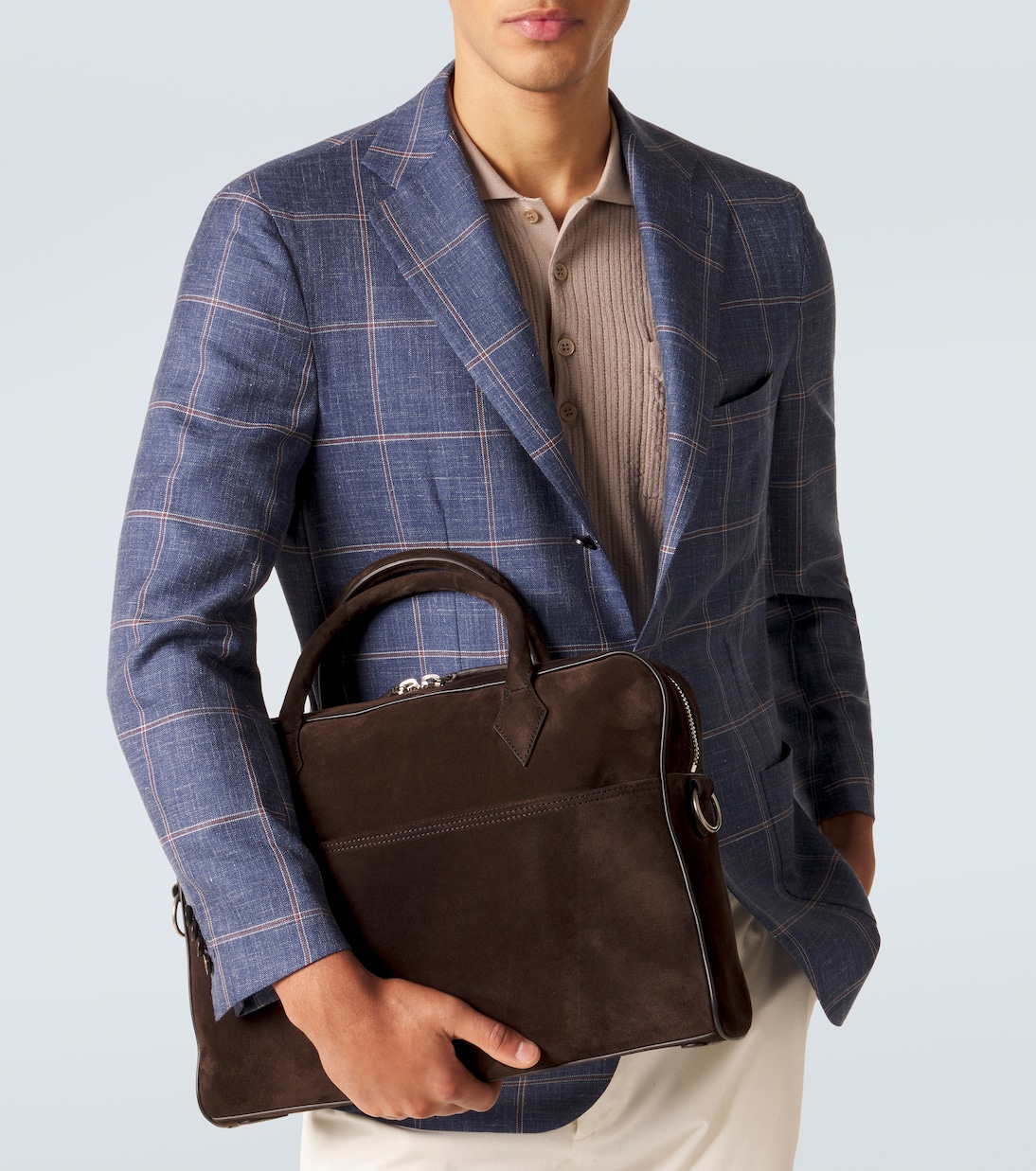 Closer Slim suede briefcase | Métier