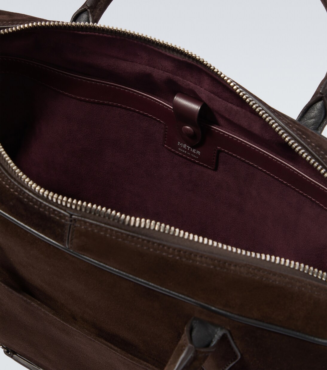Closer Slim suede briefcase | Métier
