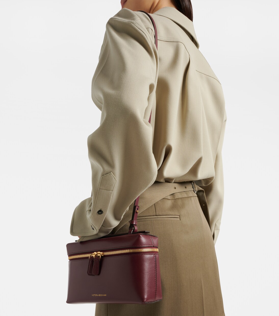 Vanity leather vanity bag | Victoria Beckham