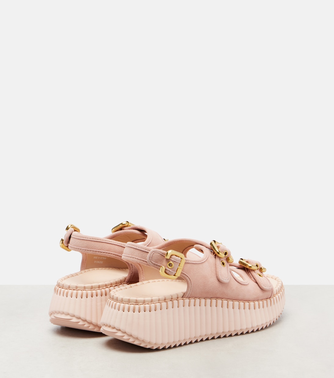Nama suede platform sandals | Chloé