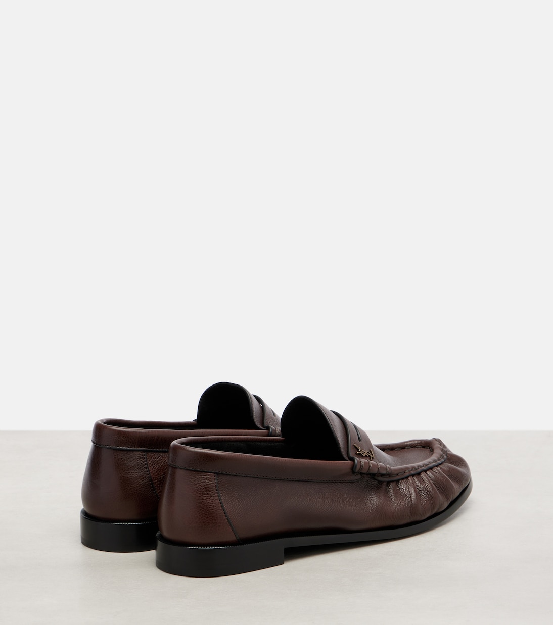 Le Loafer leather penny loafers | Saint Laurent