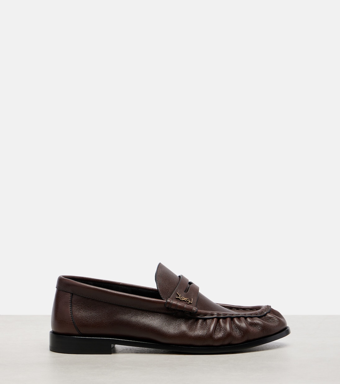 Le Loafer leather penny loafers | Saint Laurent