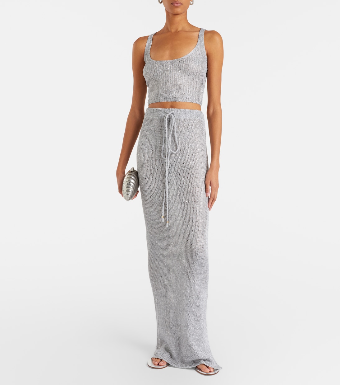 Aretha sequined crop top | Bananhot