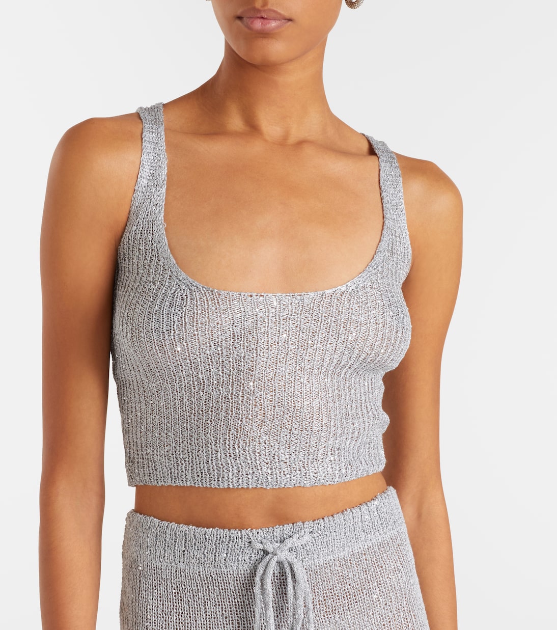 Aretha sequined crop top | Bananhot