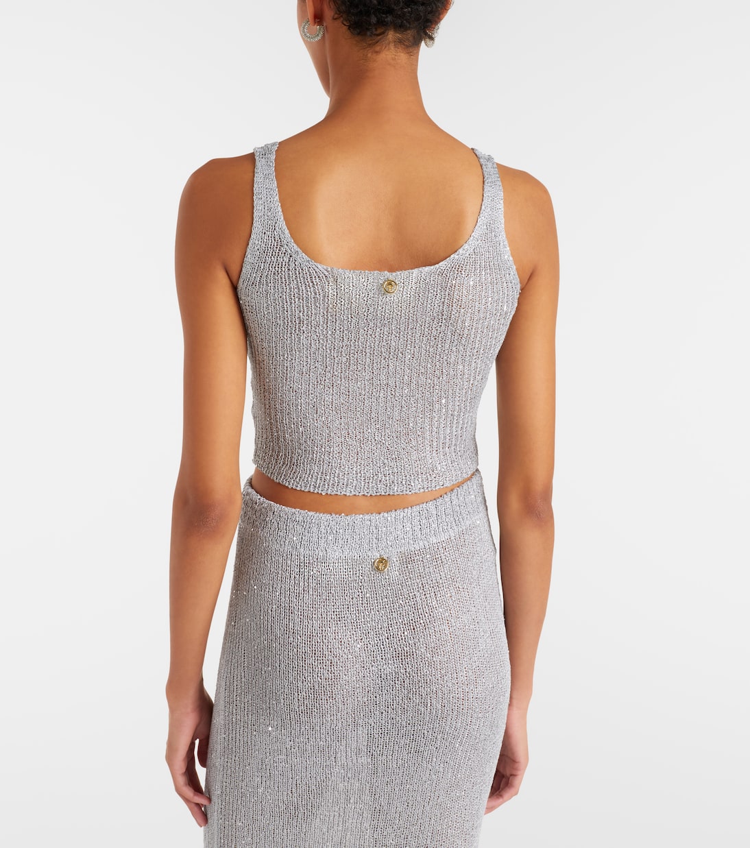 Aretha sequined crop top | Bananhot