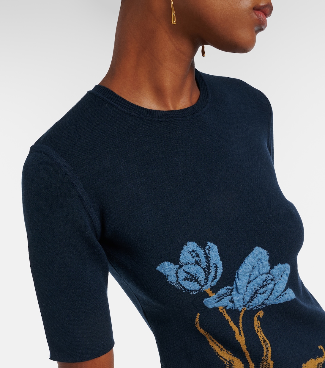 Pullover in jacquard | Erdem