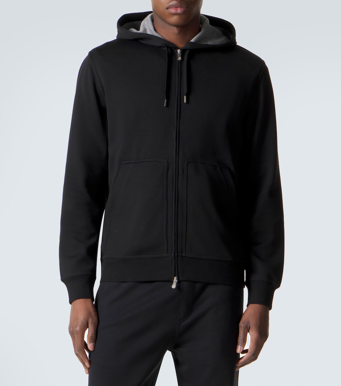 Sweat à capuche en coton mélangé | Brunello Cucinelli