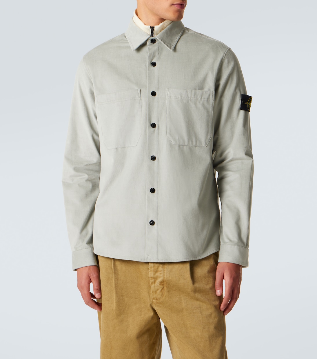 Compass cotton corduroy overshirt | Stone Island