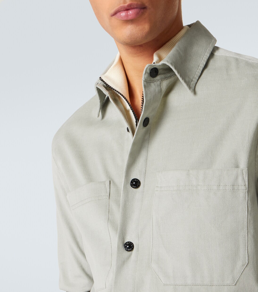 Compass cotton corduroy overshirt | Stone Island