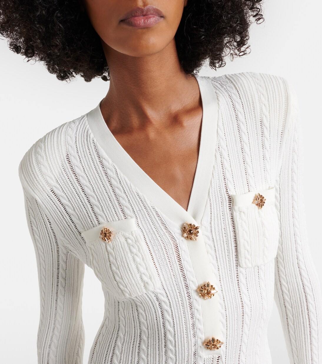 January embellished midi dress | Self-Portrait