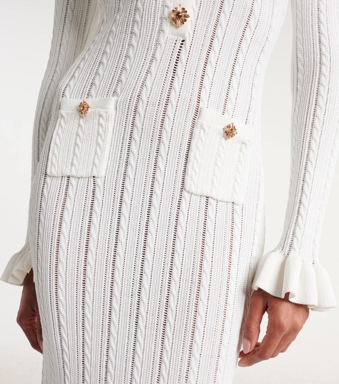 January embellished midi dress | Self-Portrait