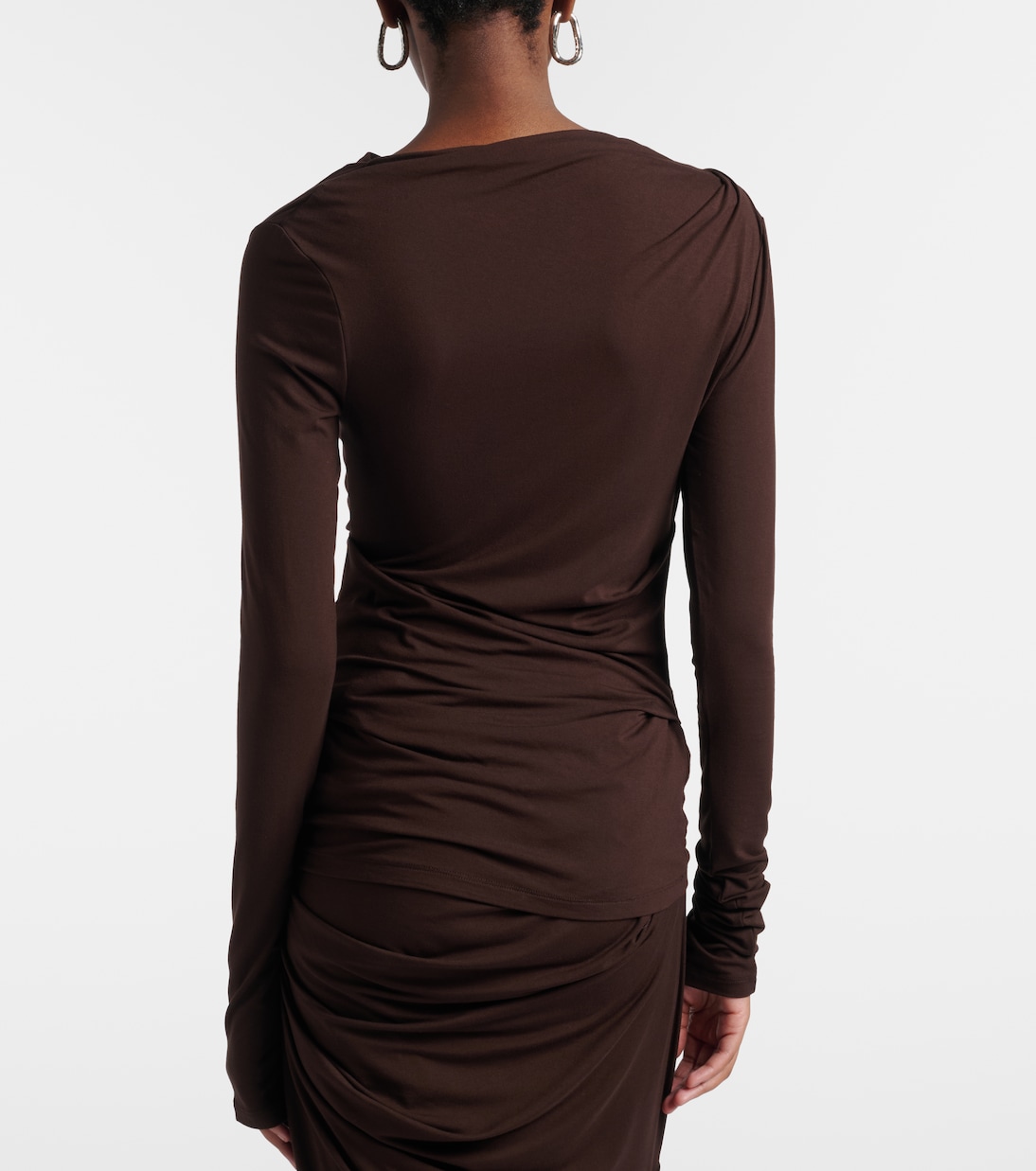 Draped jersey top | Entire Studios