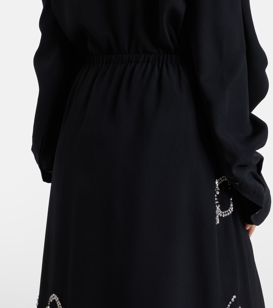 Embellished ruffled midi skirt | Dries Van Noten