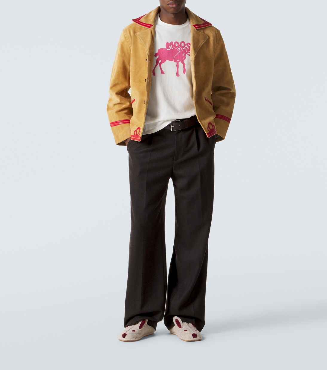 Wool-blend slippers | Bode