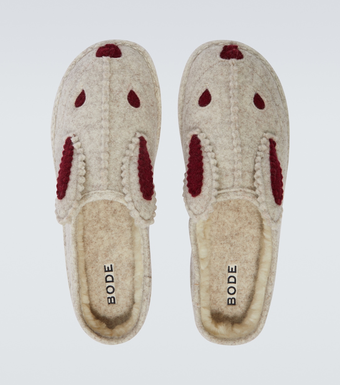 Wool-blend slippers | Bode