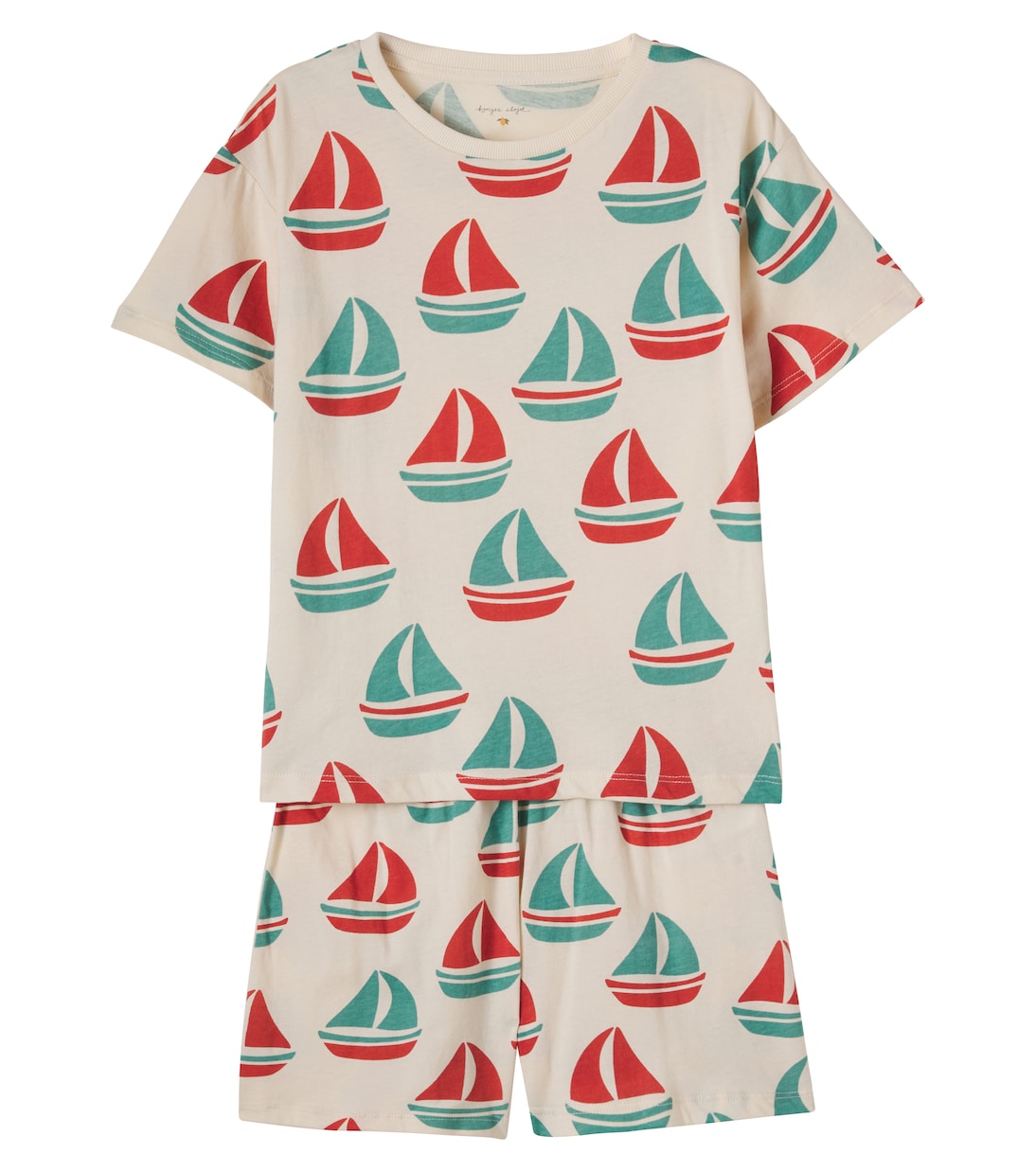 Ensemble t-shirt et short Famo en coton | Konges Sløjd