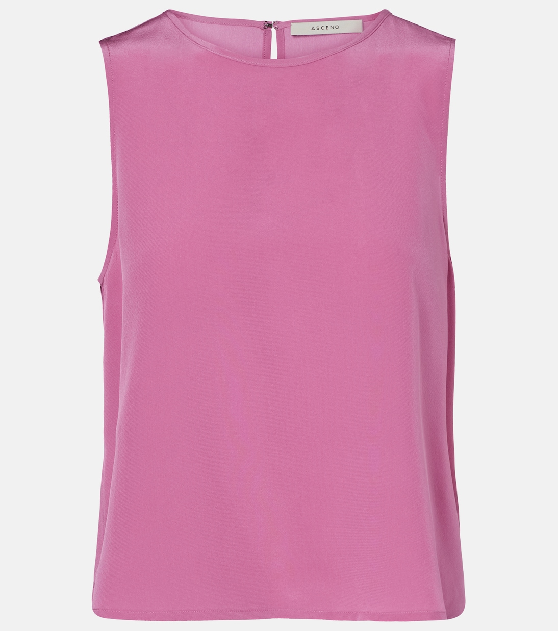 Sofia silk crêpe tank top | Asceno