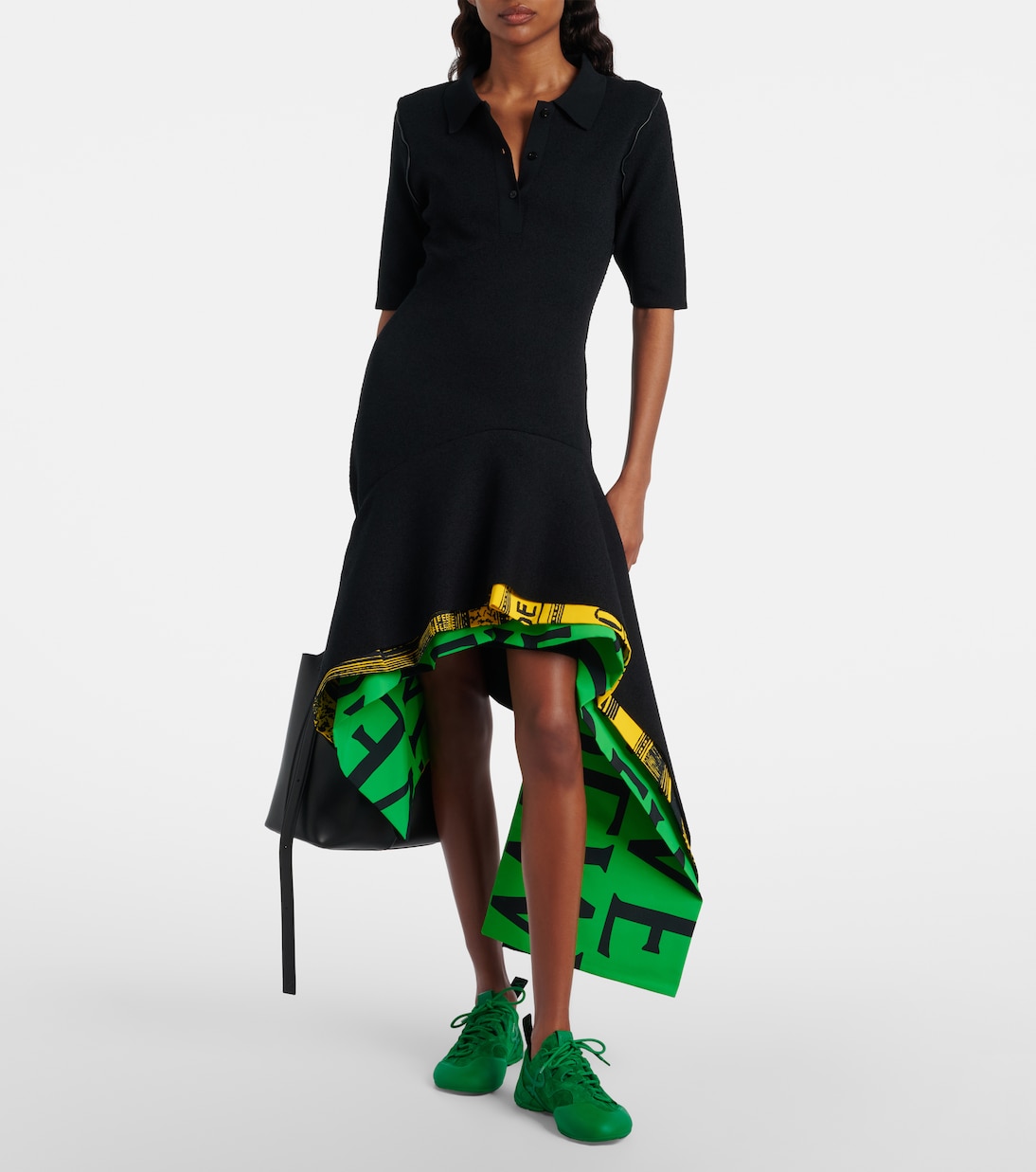 Asymmetric midi dress | Loewe