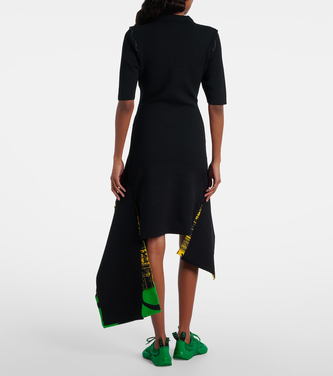 Asymmetric midi dress | Loewe