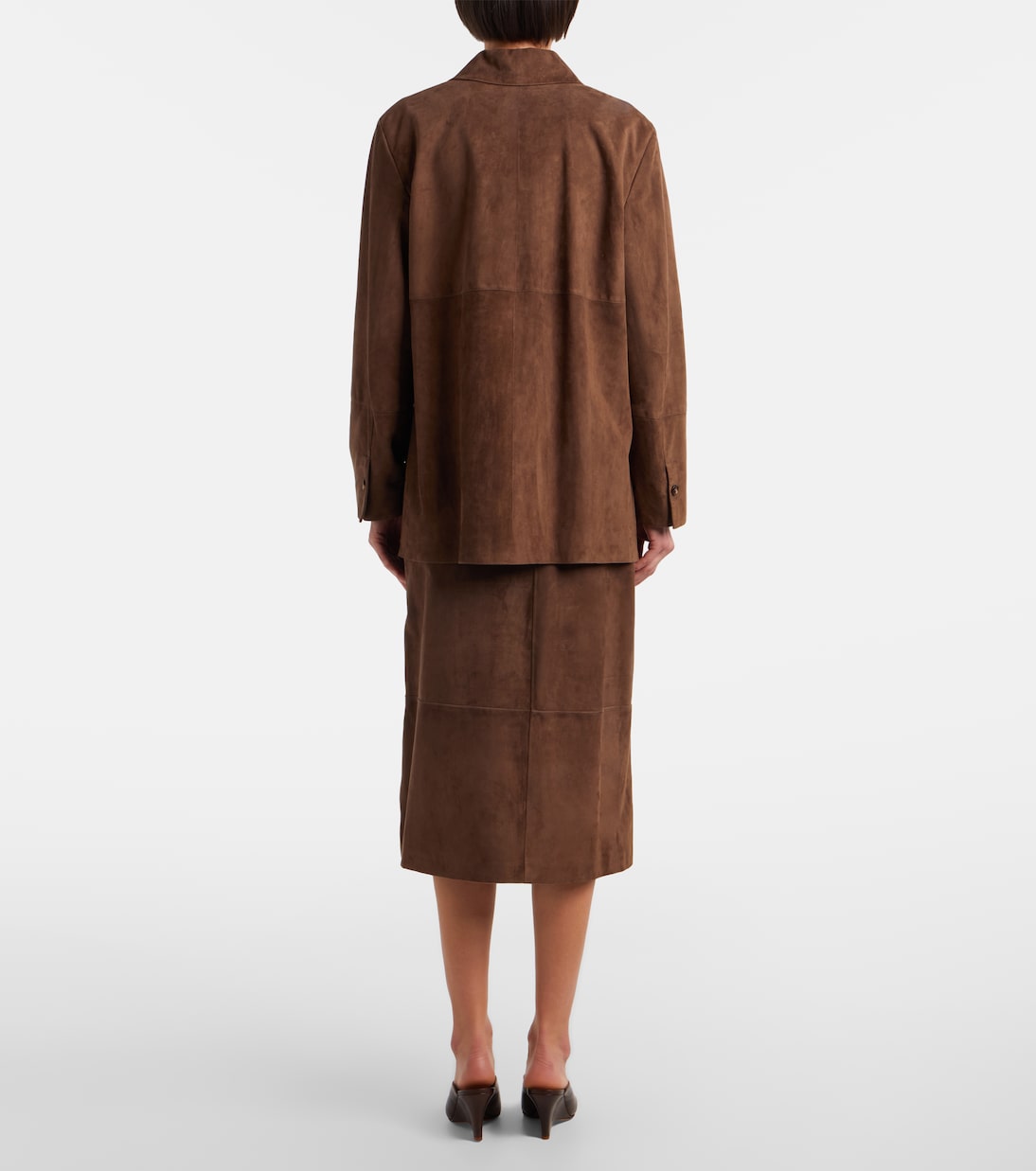 Suede midi skirt | 'S Max Mara