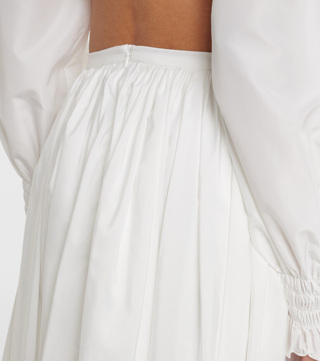 Asymmetric jersey midi skirt | Norma Kamali