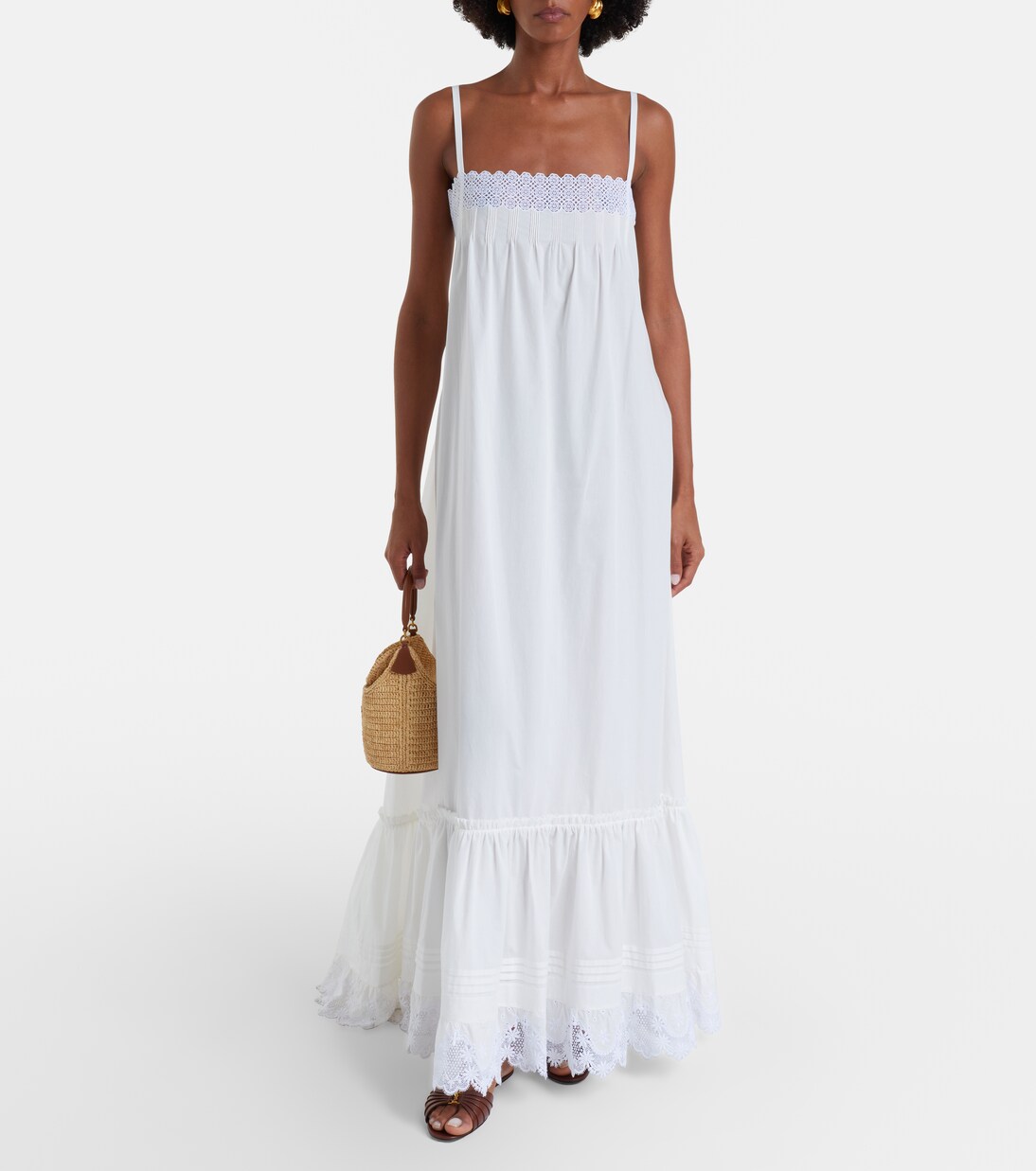 Babylone leather slides | Saint Laurent