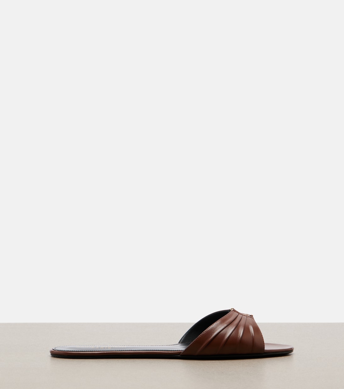 Babylone leather slides | Saint Laurent