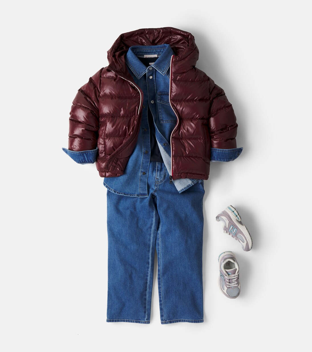 Aubert hooded down jacket | Moncler Enfant