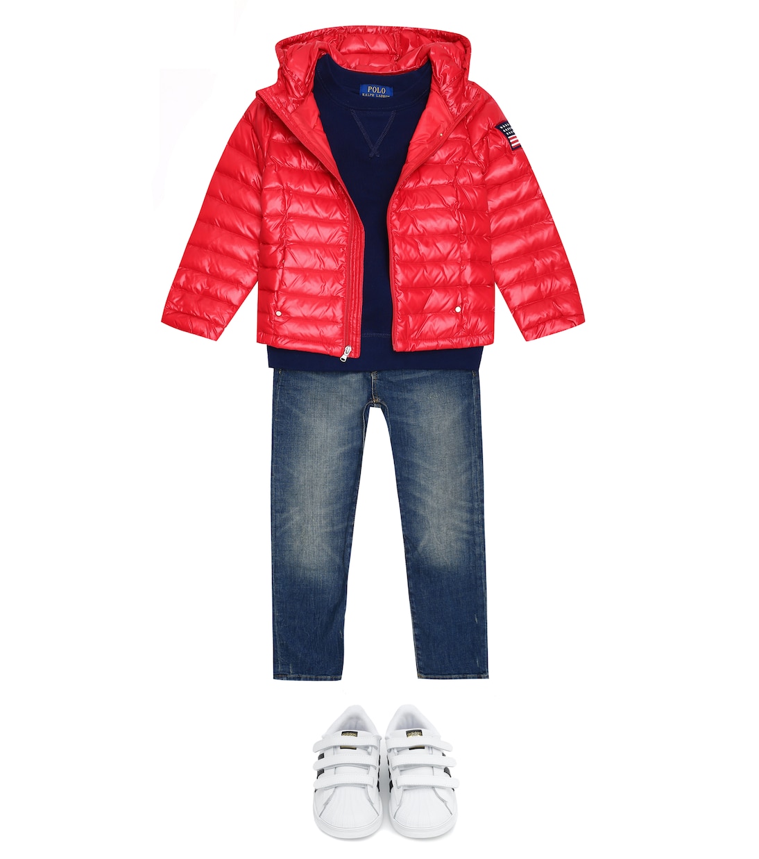 Sweat-shirt en coton mélangé | Polo Ralph Lauren Kids