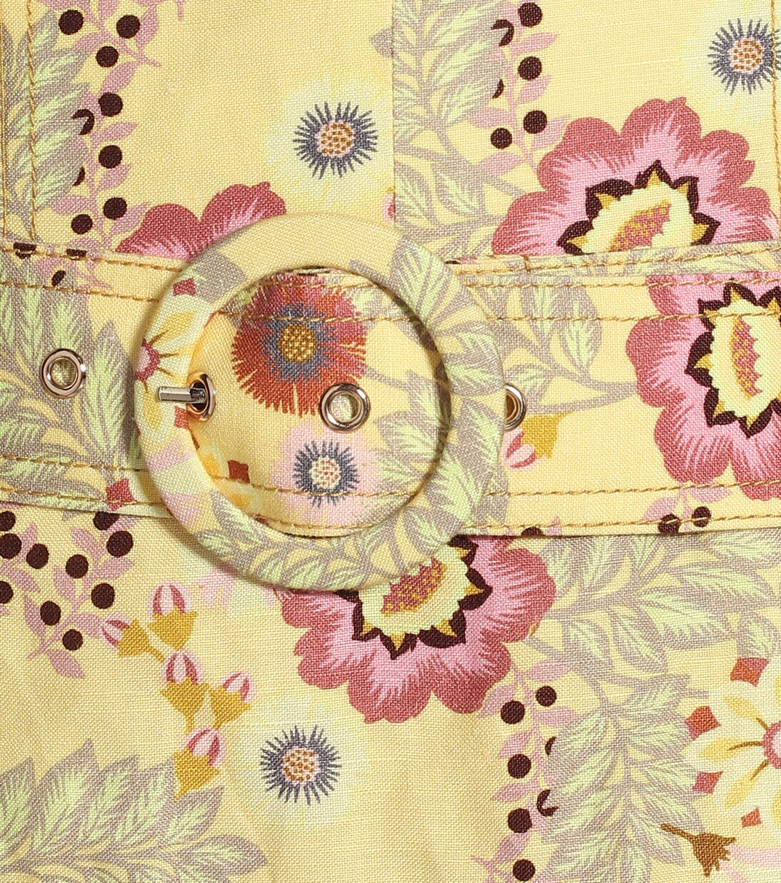 Robe Sahara imprimée en lin mélangé | Rebecca Vallance