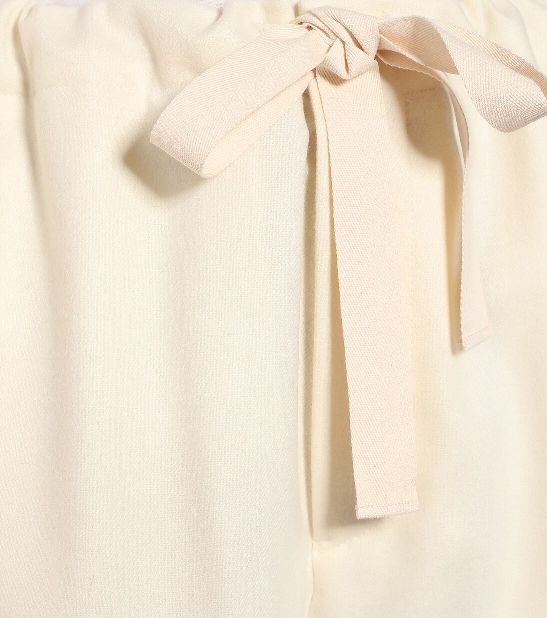 Twill wool-blend wide-leg pants | Jil Sander