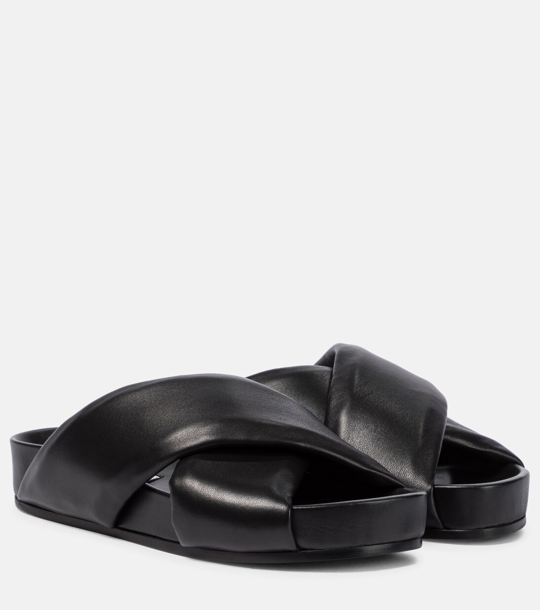 Quilted leather sandals | Jil Sander