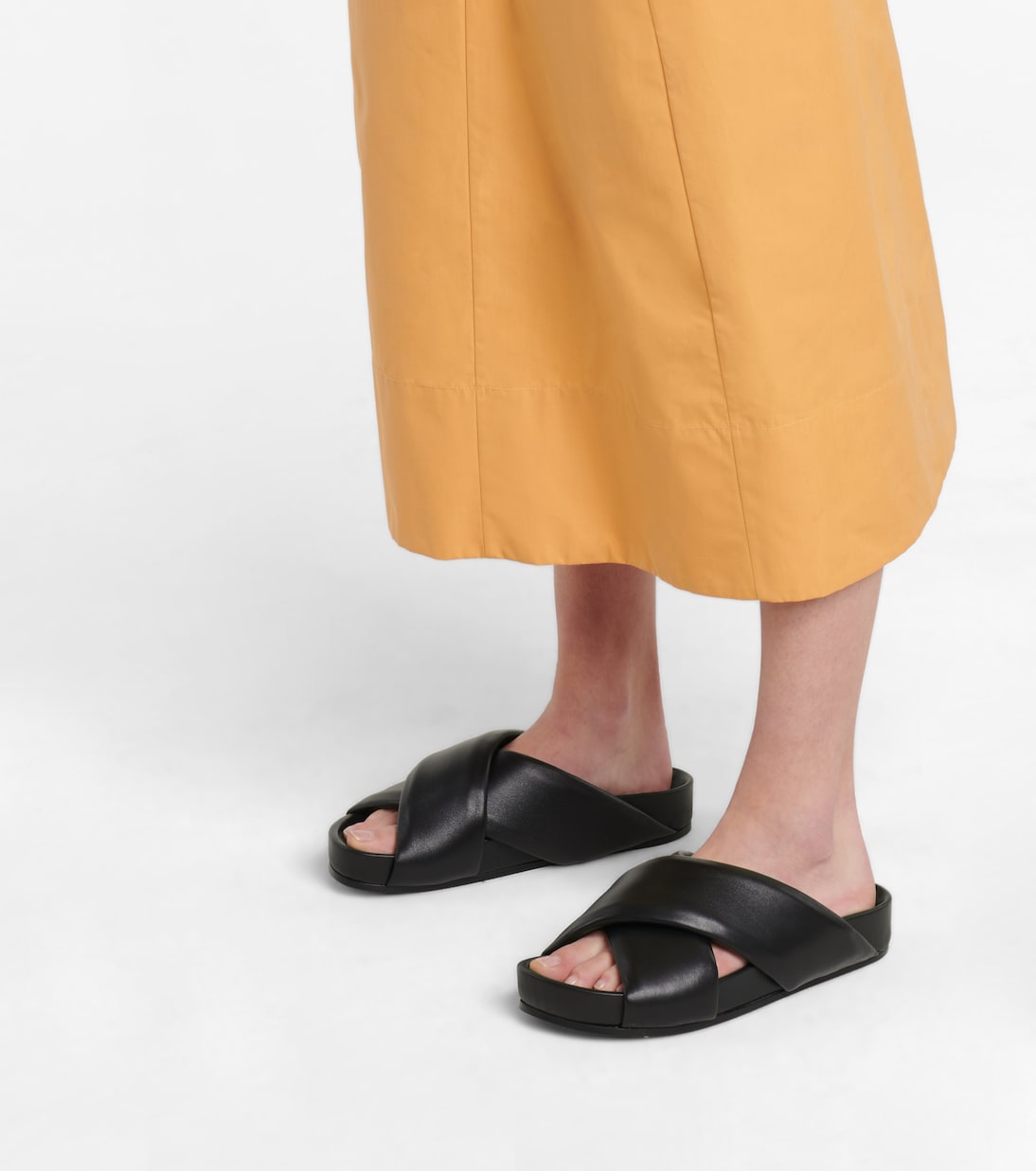 Quilted leather sandals | Jil Sander