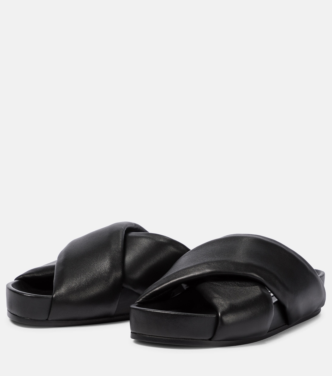Quilted leather sandals | Jil Sander