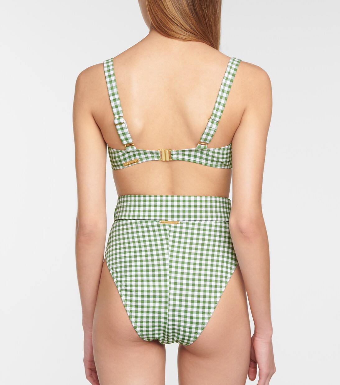 Culotte de bikini Ursula à carreaux | Alexandra Miro