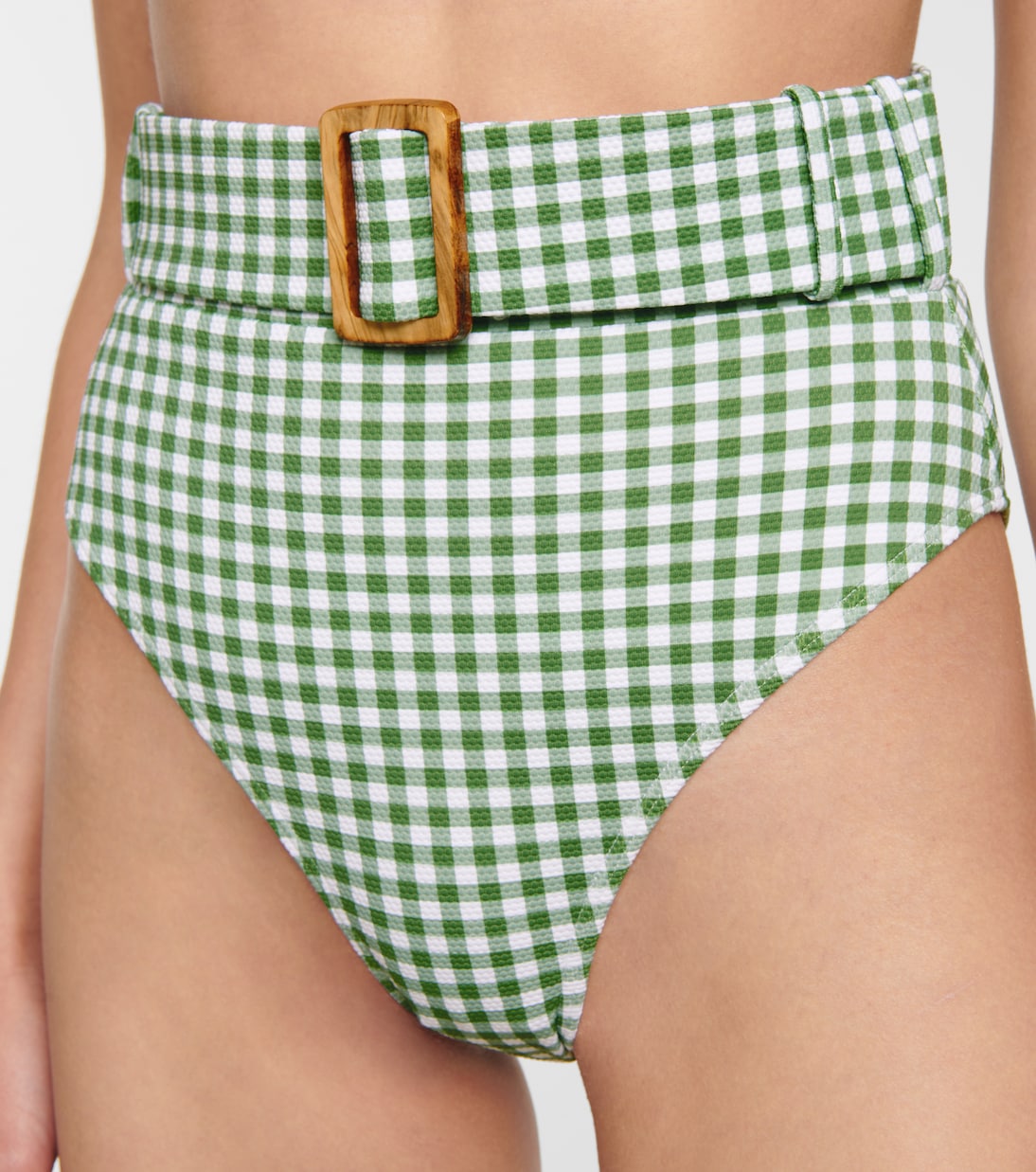 Culotte de bikini Ursula à carreaux | Alexandra Miro