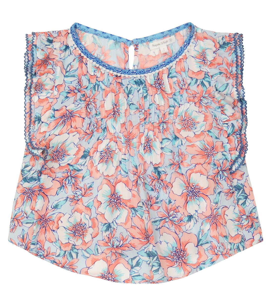 Amber floral blouse | Poupette St Barth Kids