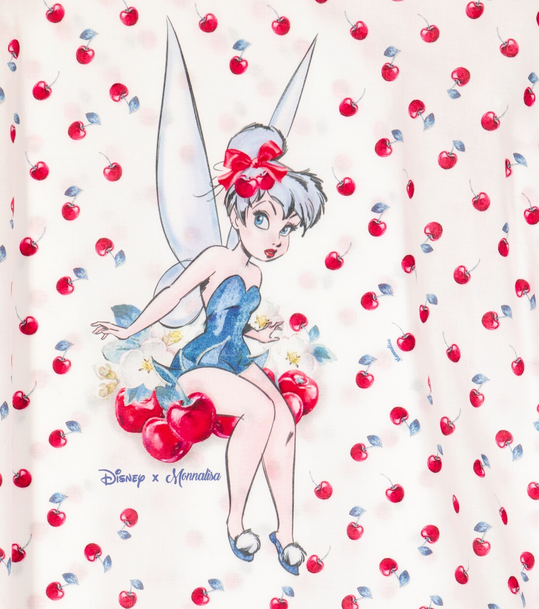 Printed cotton muslin poncho | Monnalisa