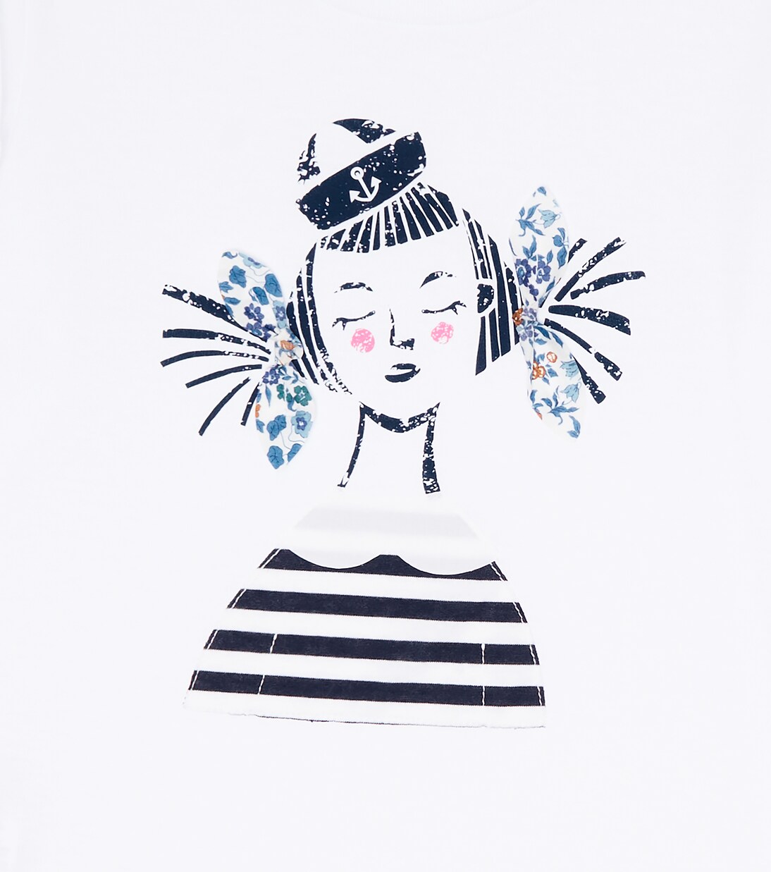 Printed cotton jersey top | Il Gufo