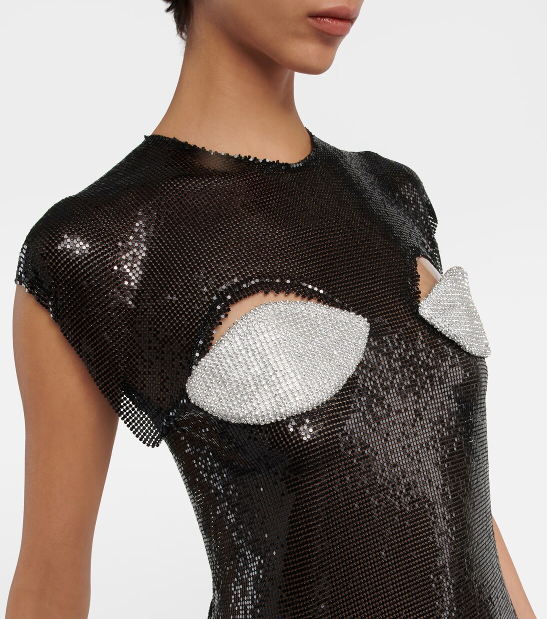 Robe midi à cristaux | Christopher Kane