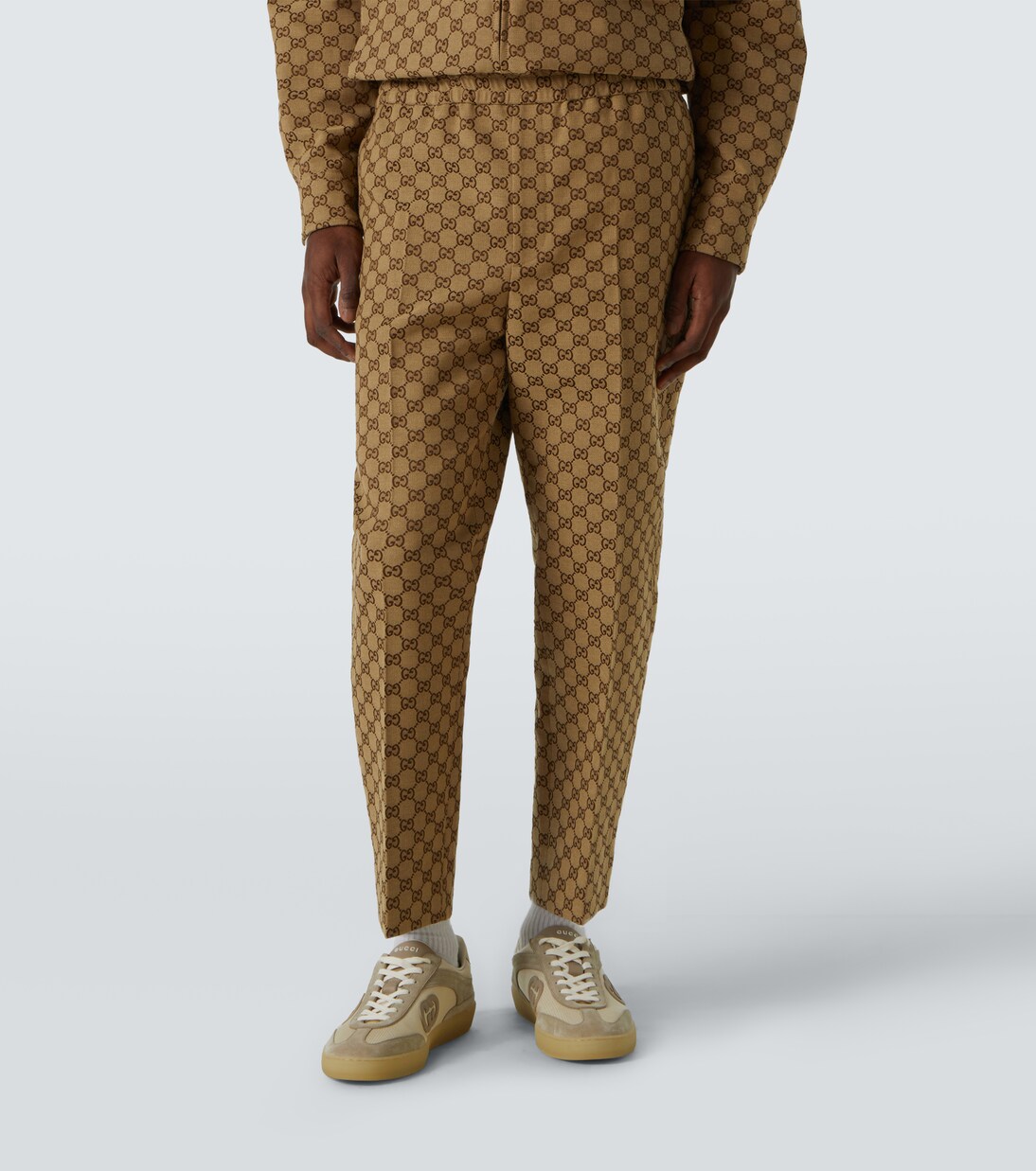 Pantaloni in misto cotone GG Supreme | Gucci