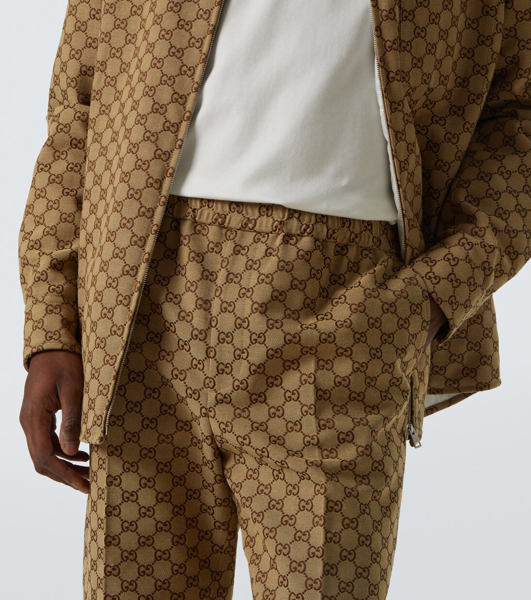 Pantaloni in misto cotone GG Supreme | Gucci