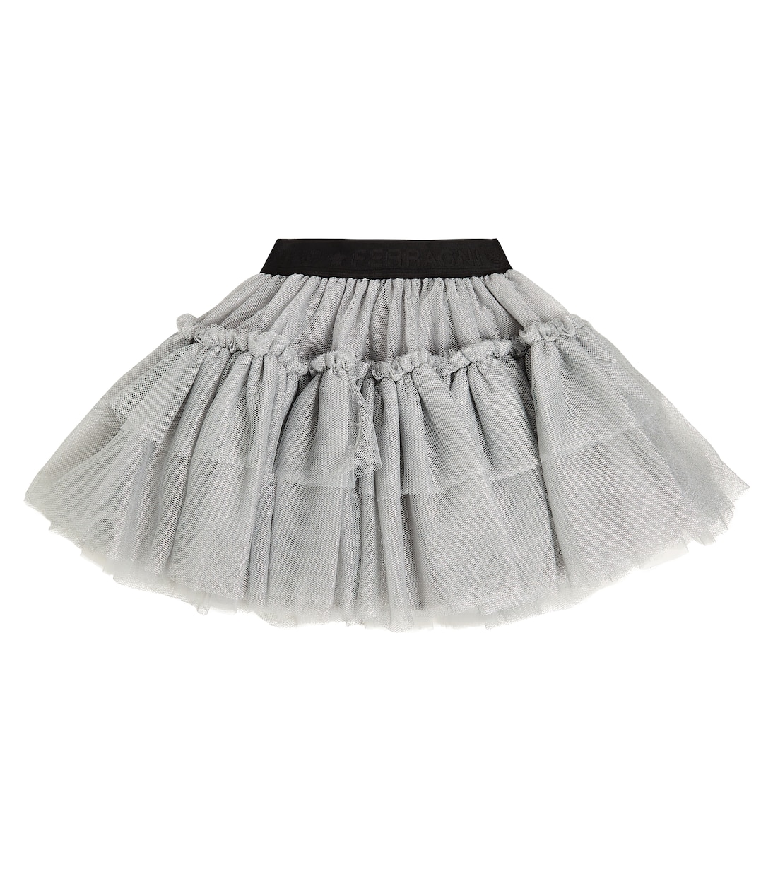x Chiara Ferragni ruffled tulle skirt | Monnalisa