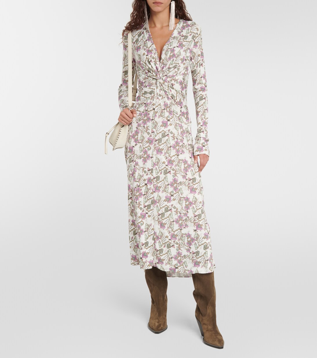 Overknee-Stiefel aus Veloursleder | Isabel Marant