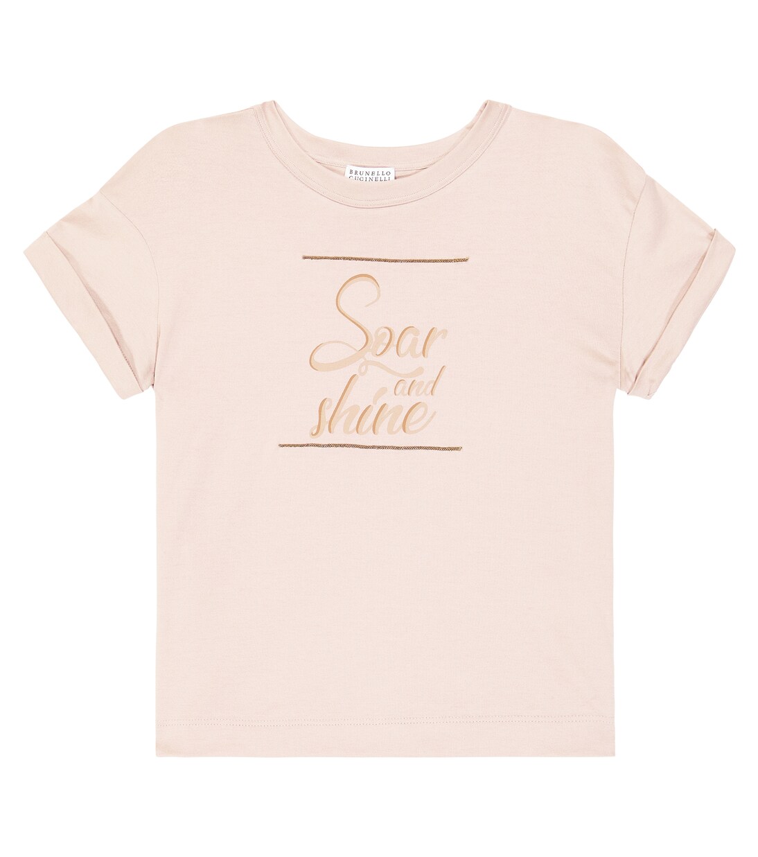 Printed cotton T-shirt | Brunello Cucinelli Kids