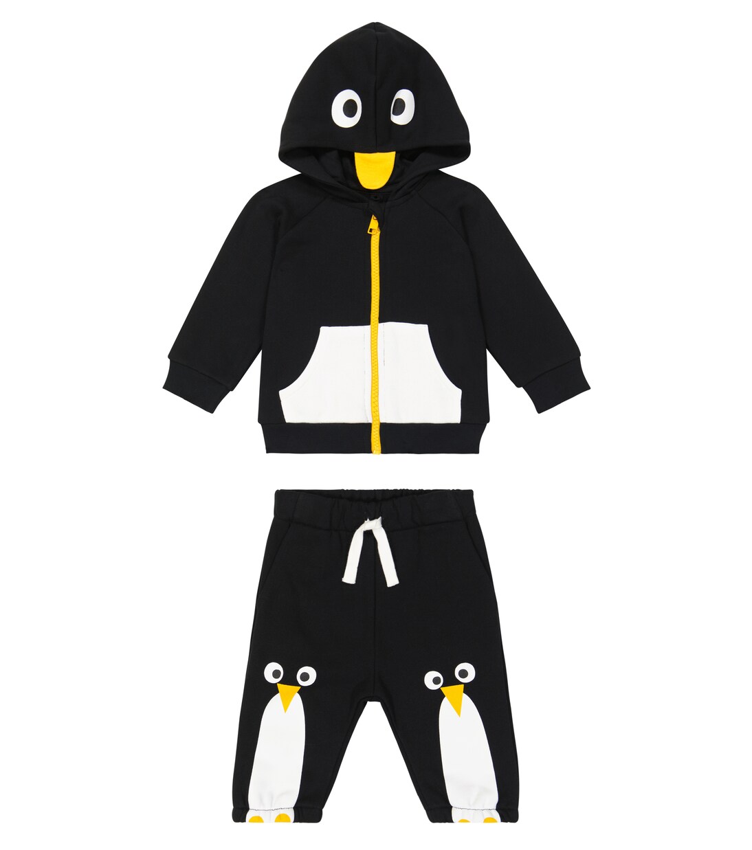 Baby cotton hoodie and sweatpants set | Stella McCartney Kids