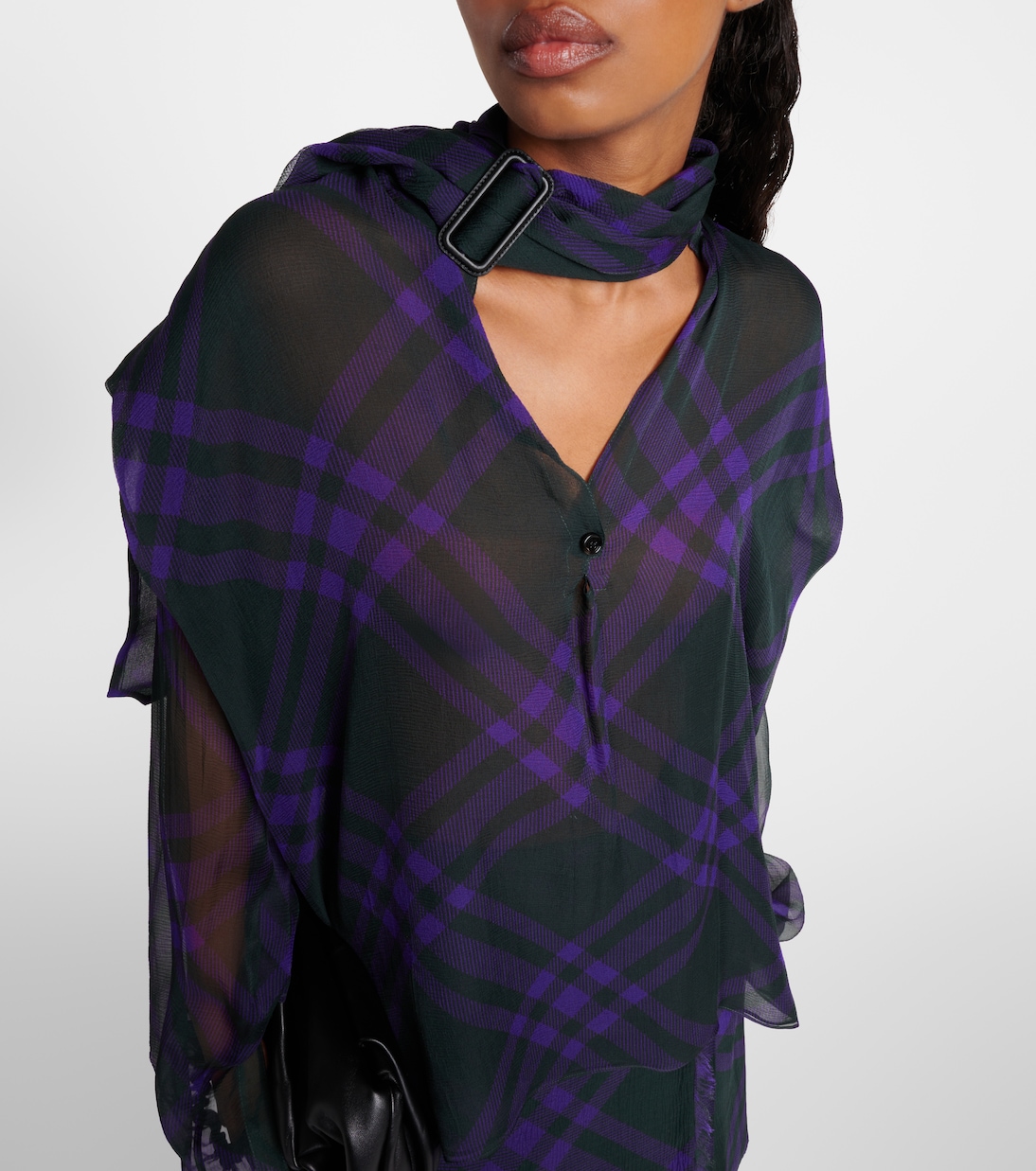 Hemd Burberry Check aus Seide | Burberry